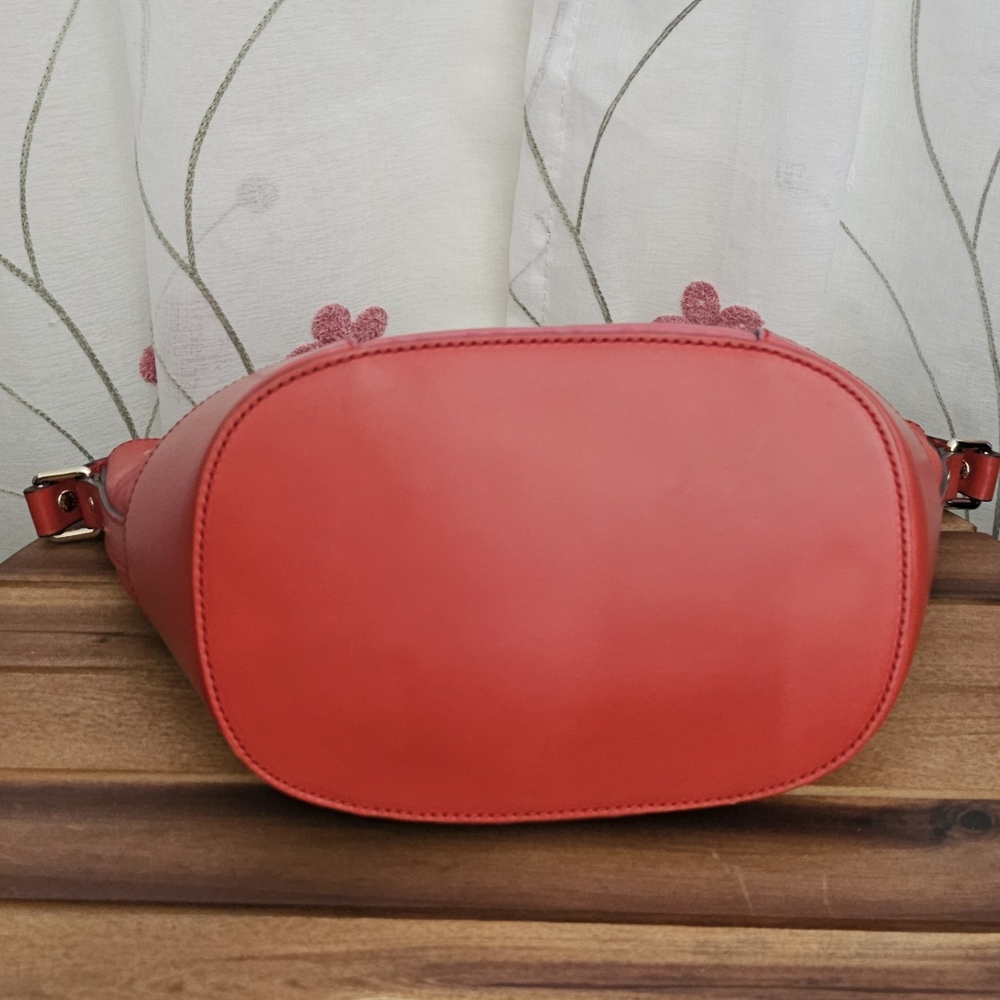 Gucci Bright Red Small Bucket Crossbody Bag - Picture 5 of 14